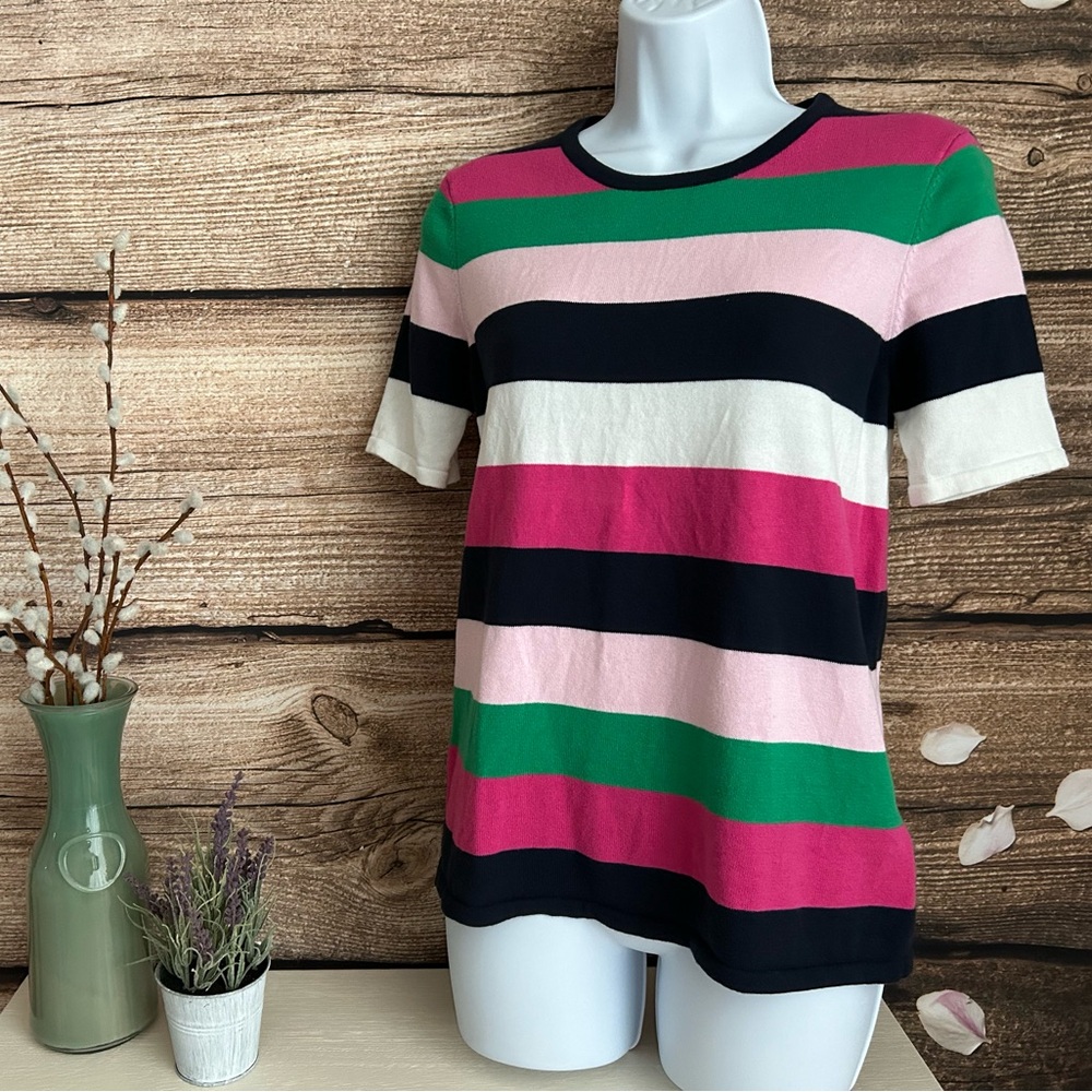 Brooks Brothers Women’s Striped Sweatshirt Multi color Top Size Small